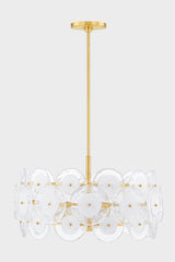 Zoella 3/5Lt Chandelier - Aged Brass
