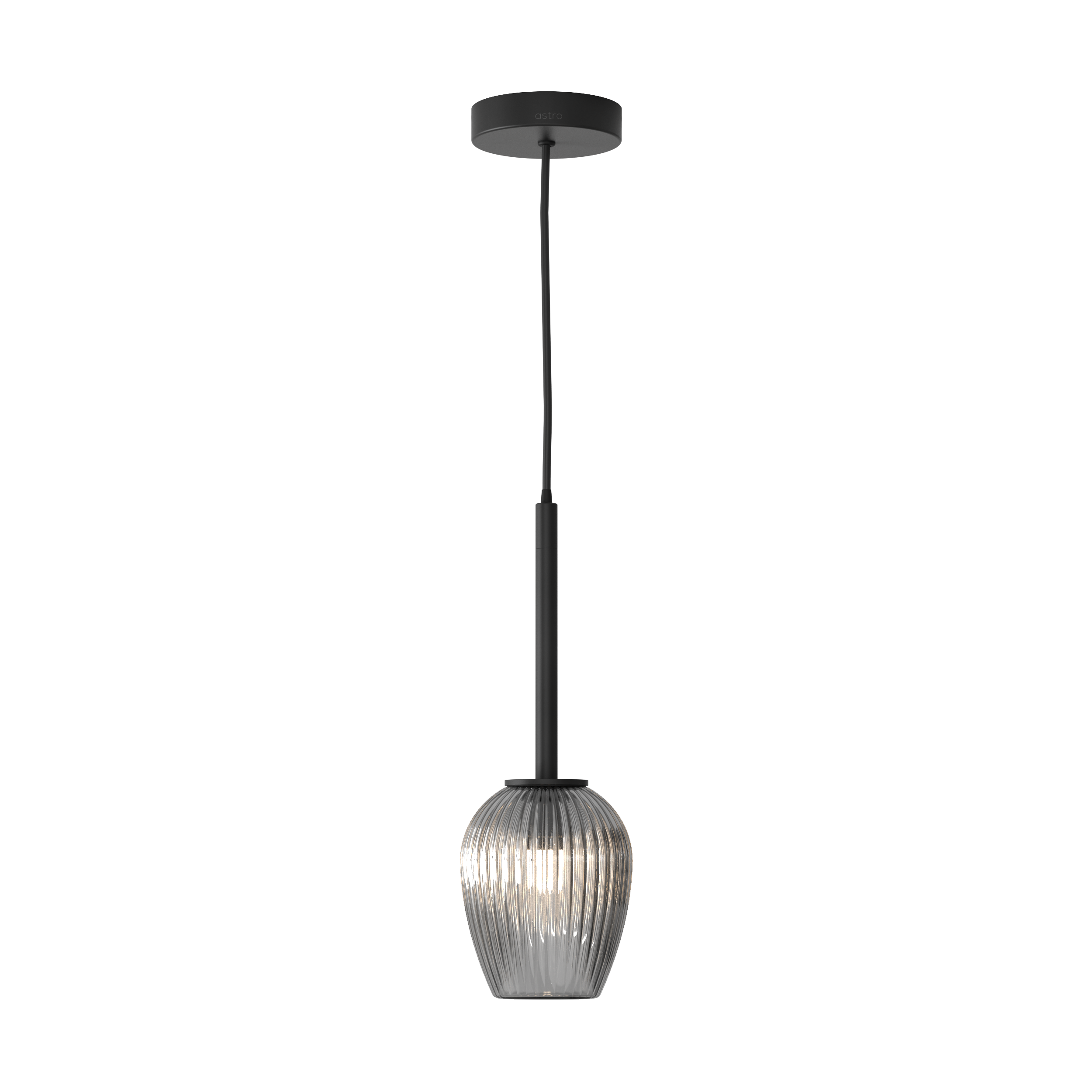 Tacoma Tulip Ribbed Glass