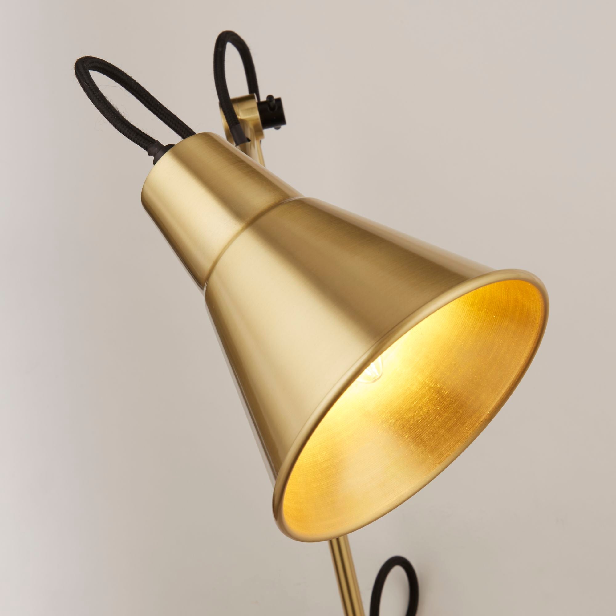 Swing Small/ Medium/Large Arm Wall Light - Brass/Grey/Matt Black & Gold Metal E27