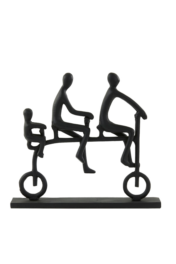 Cycle Ornament - Matt Black Finish