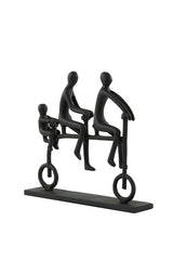Cycle Ornament - Matt Black Finish