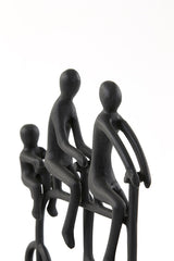 Cycle Ornament - Matt Black Finish