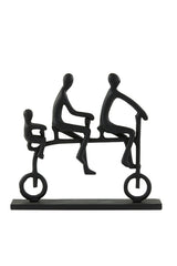 Cycle Ornament - Matt Black Finish