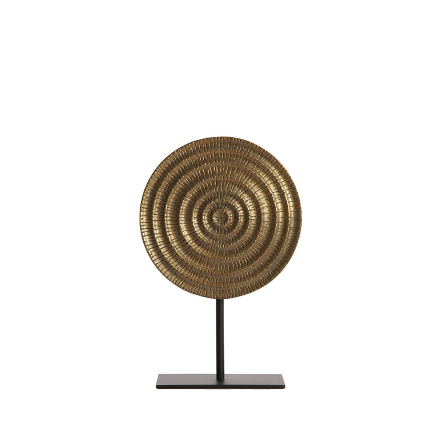 Pilar Ornament on Base- Antique Bronze+Black