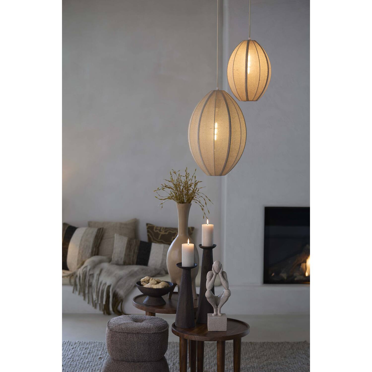 Livno Ornament- Cream/ Taupe Finish