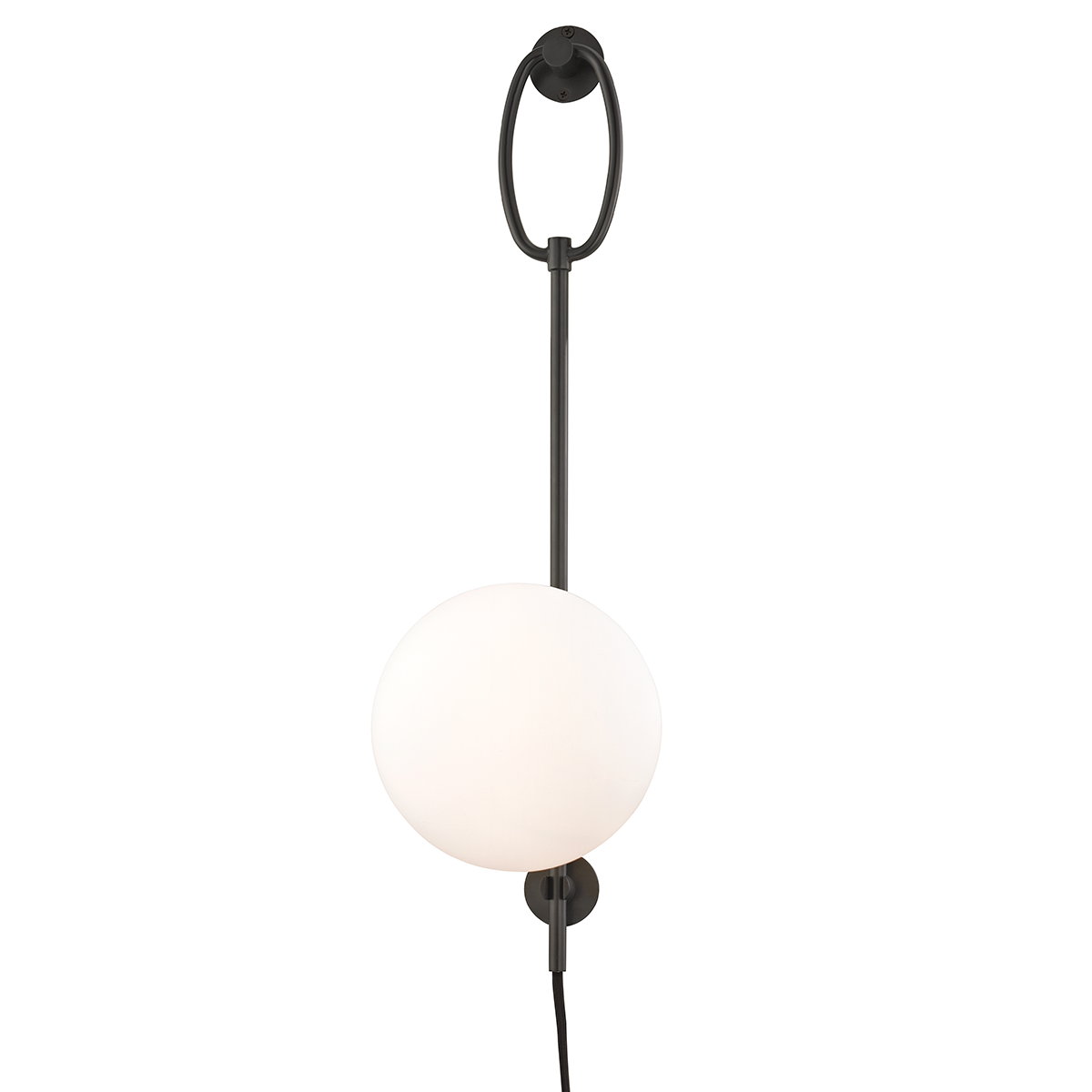 Gina 1Lt Plug-in Wall Light - Brass/Bronze