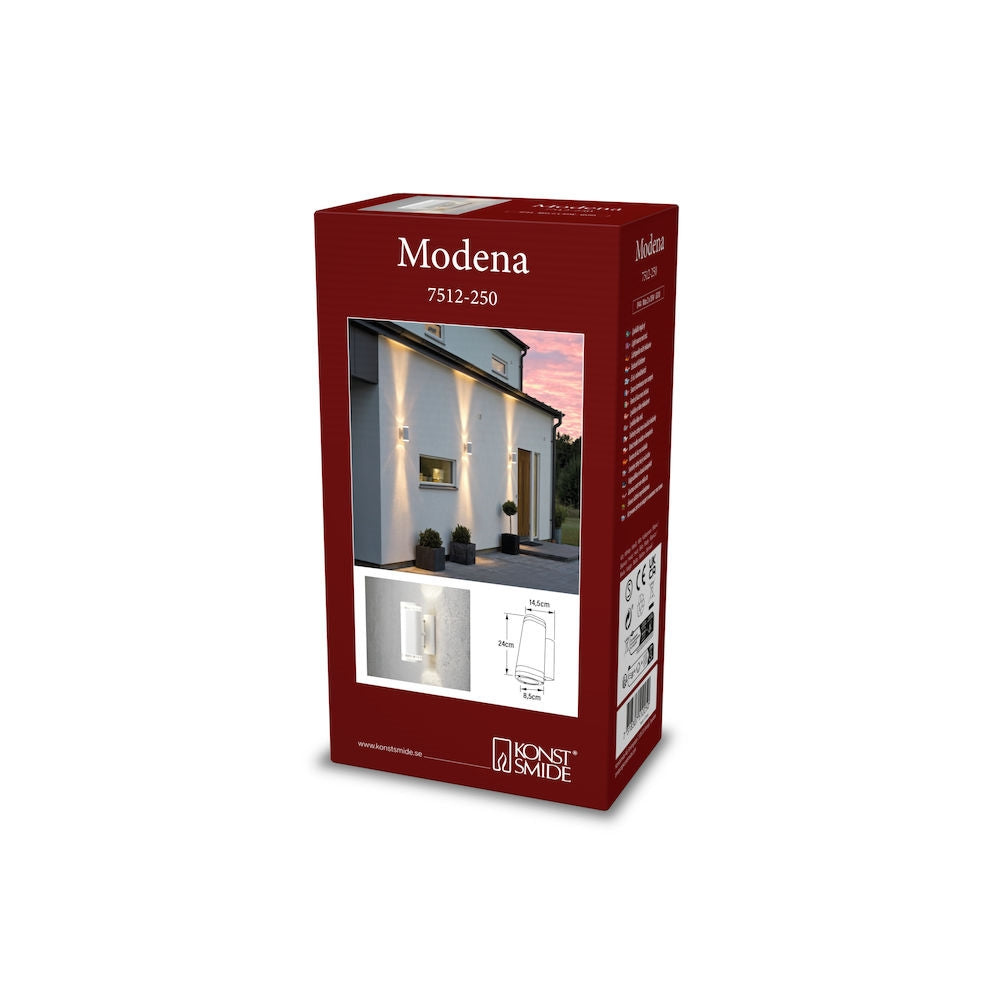 Modena Double Light GU10 IP44 - Various Sizes & Finishes