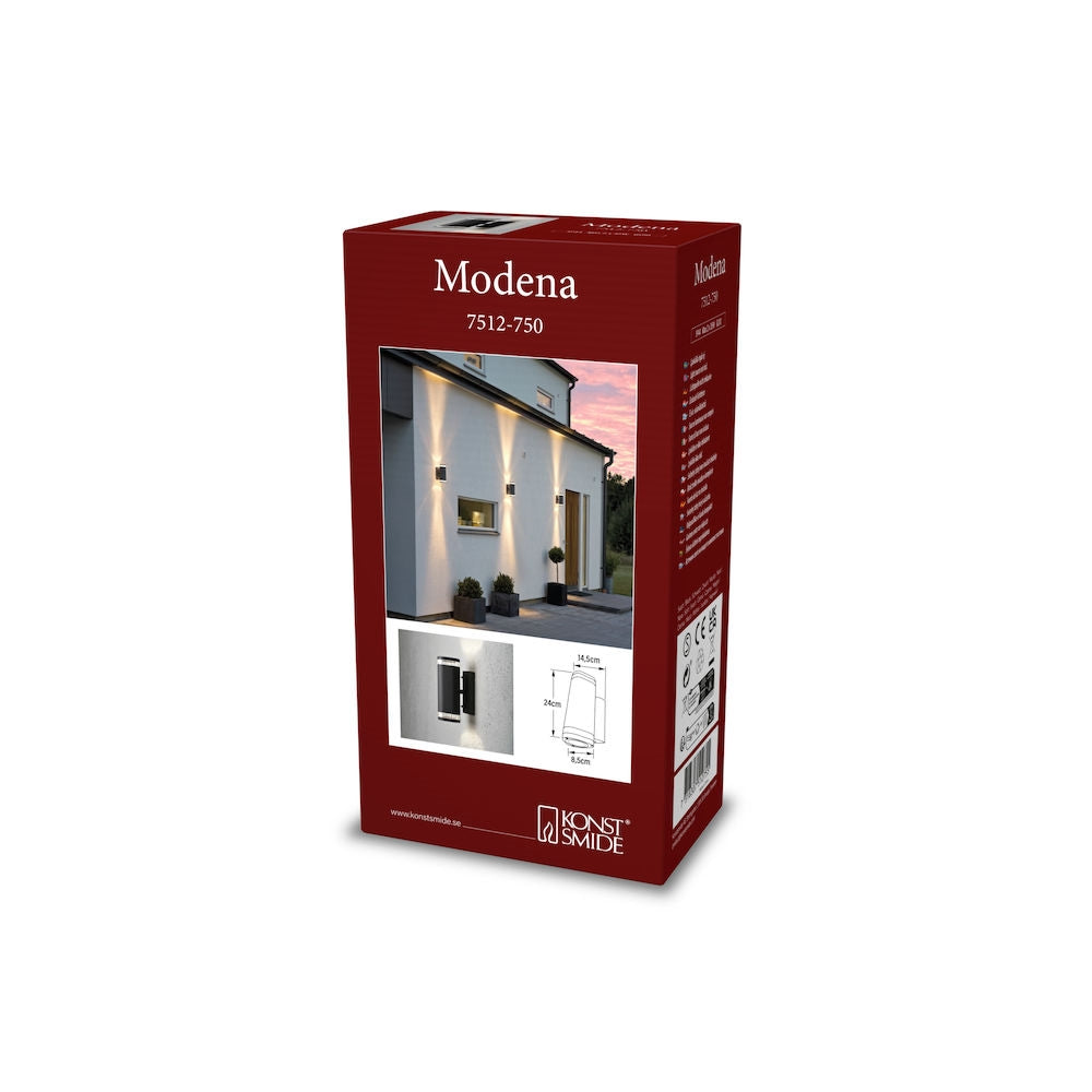 Modena Double Light GU10 IP44 - Various Sizes & Finishes