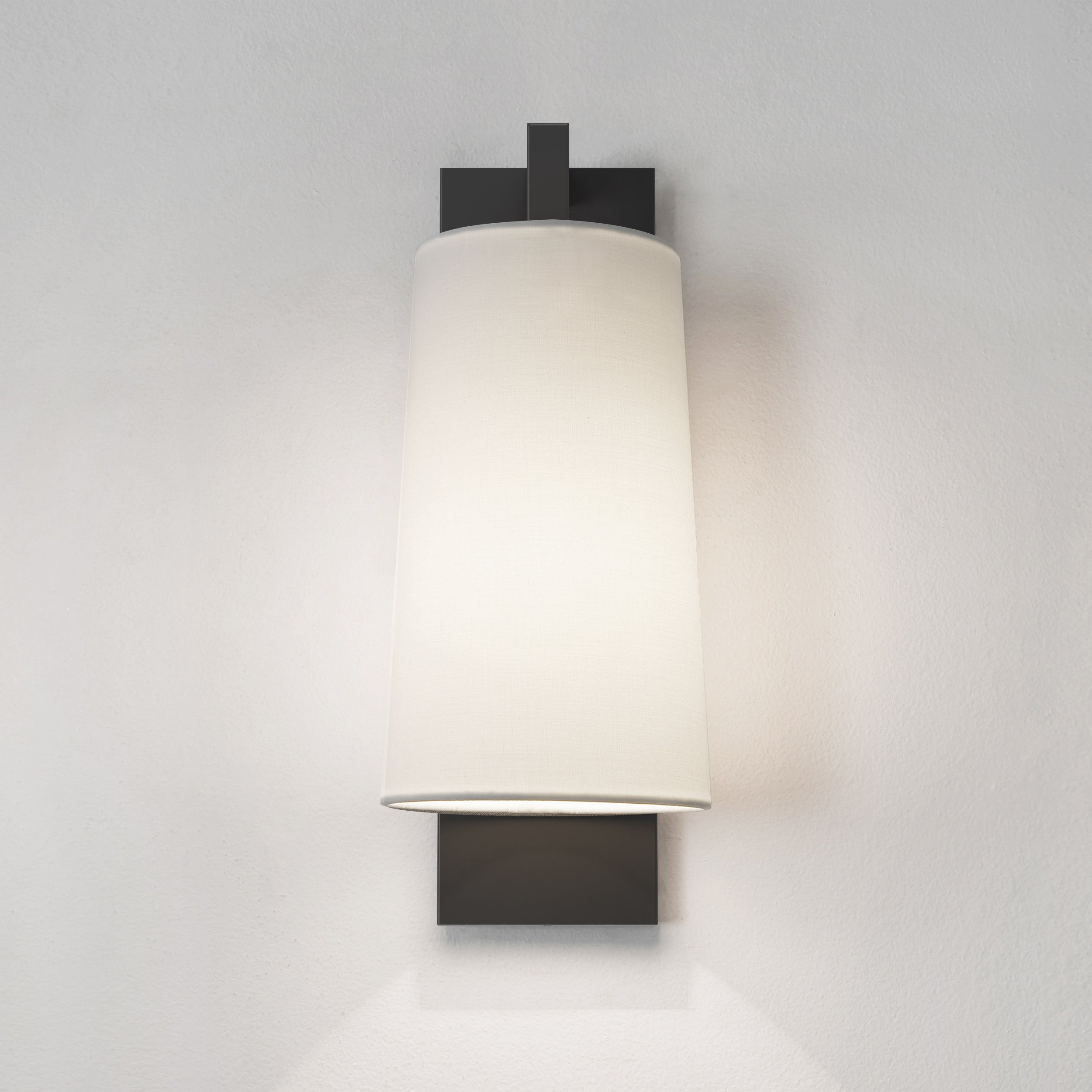Cone 195 Shade- White/ Natural Brass