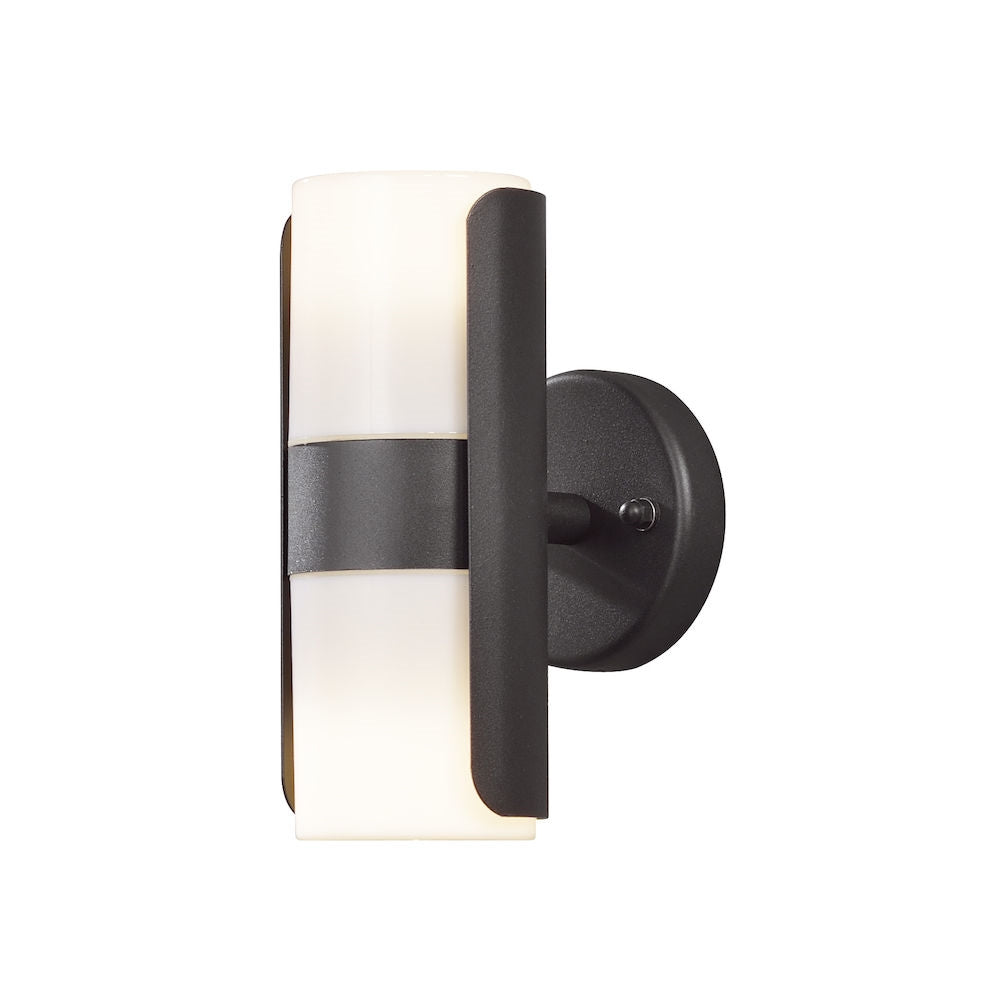 Modena Double Wall Light Black GU10 IP54