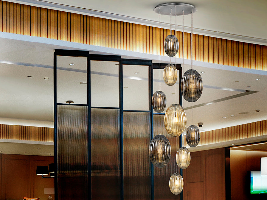 Ovila Lamp 5/9/13Lt Smoke E27 Ip20 Dimmable
