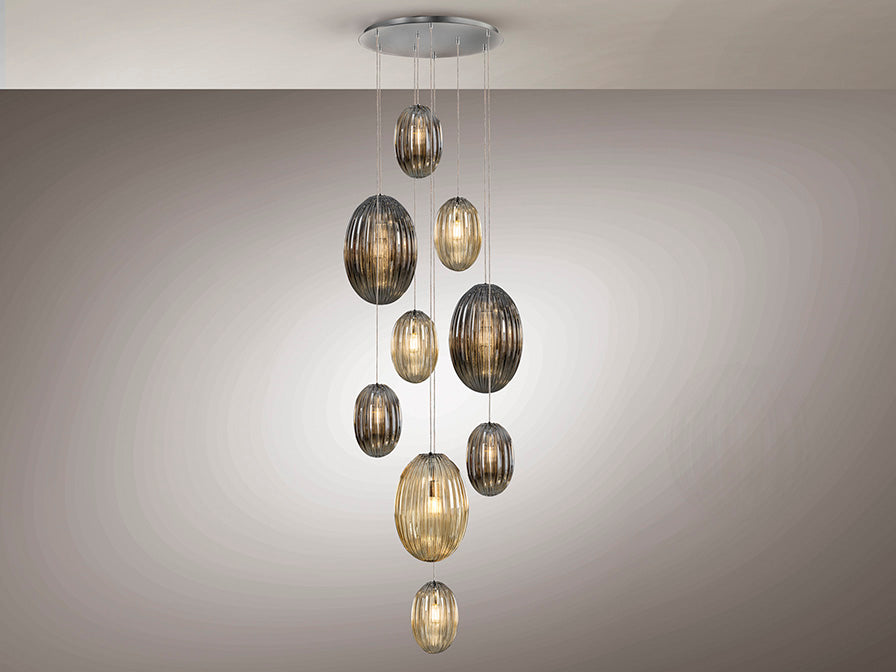 Ovila Lamp 5/9/13Lt Smoke E27 Ip20 Dimmable