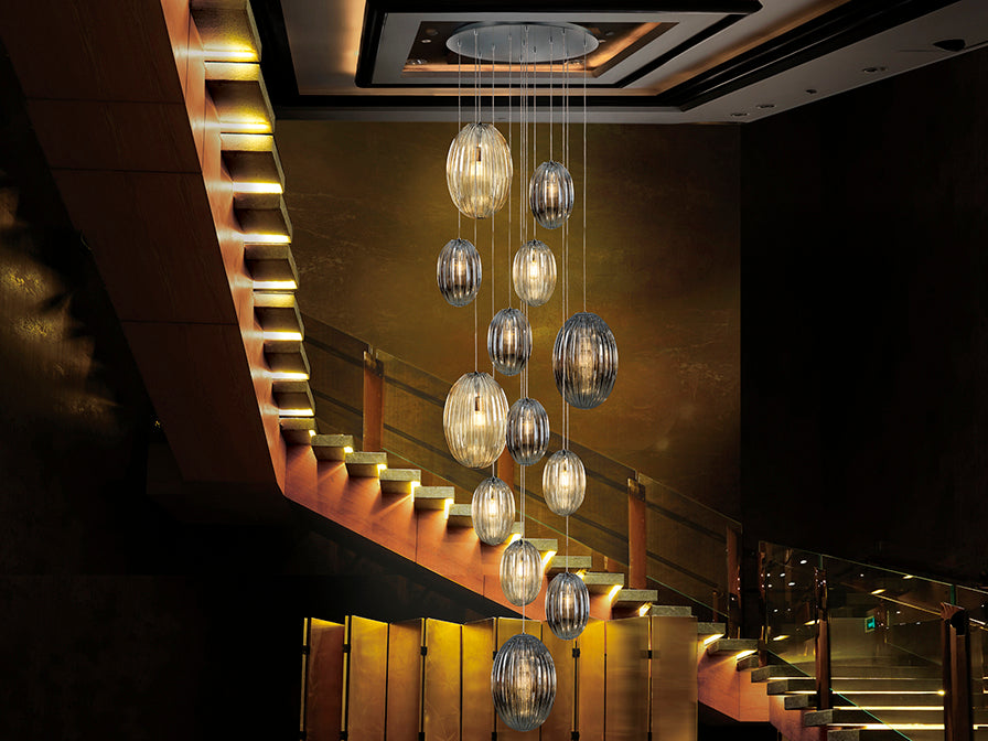 Ovila Lamp 5/9/13Lt Smoke E27 Ip20 Dimmable
