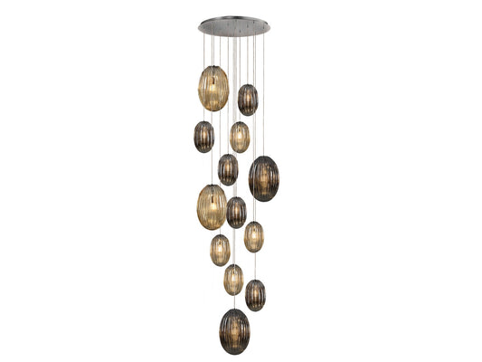 Ovila Lamp 5/9/13Lt Smoke E27 Ip20 Dimmable