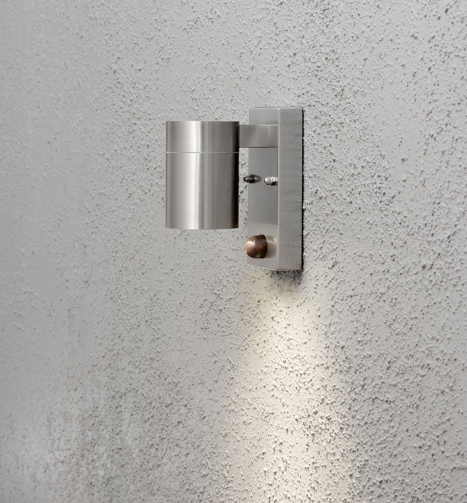 Modena Single/Double Wall Light GU10 IP44 PIR - Various Finishes