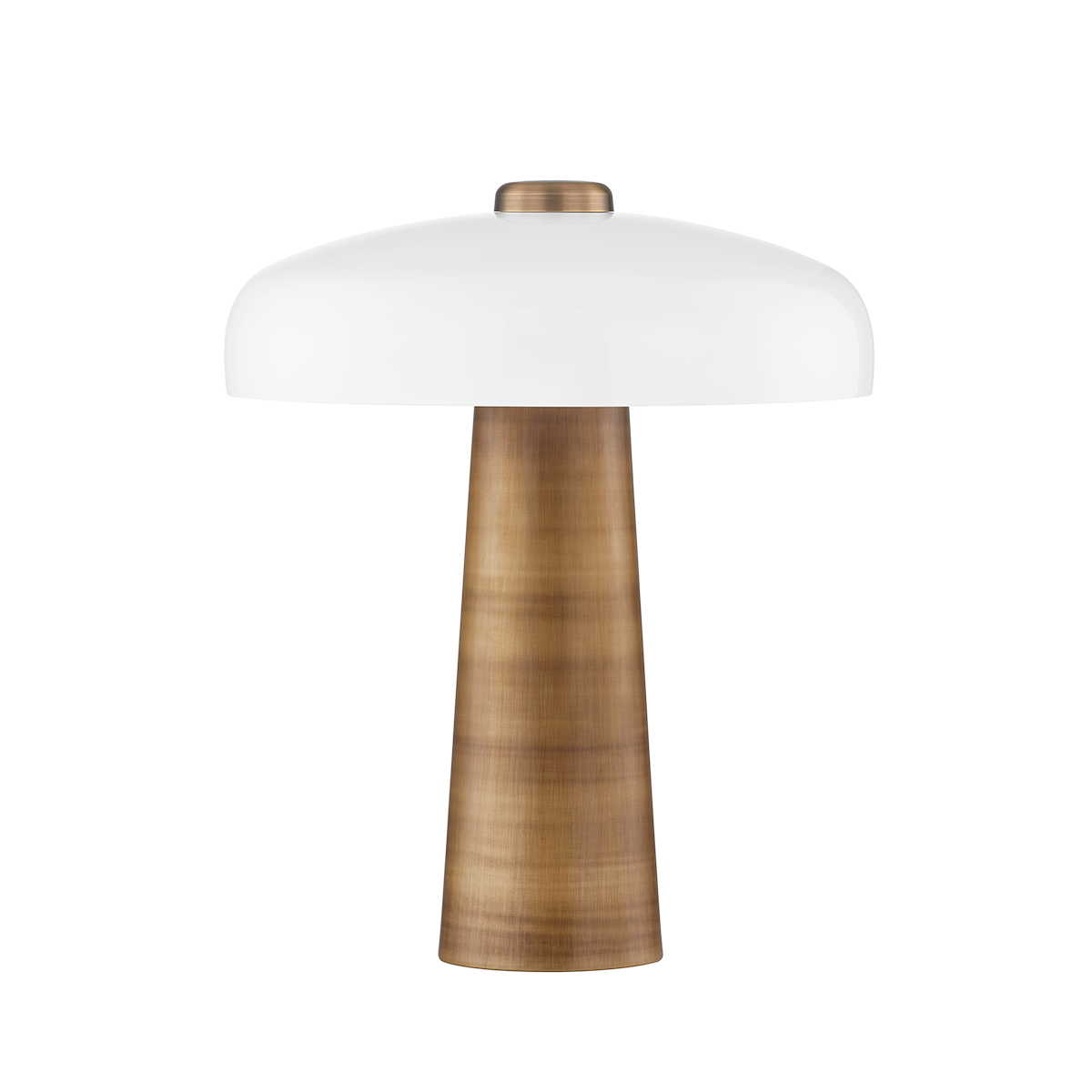Lush 1Lt Table Lamp - Opal & Brass