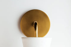 Julia 1Lt Wall Sconce - Brass/Nickel