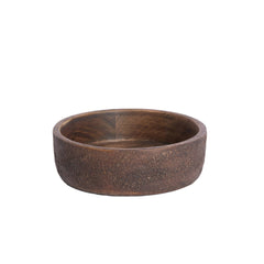 Meteti Deco Box- Wood Textured Dark Brown