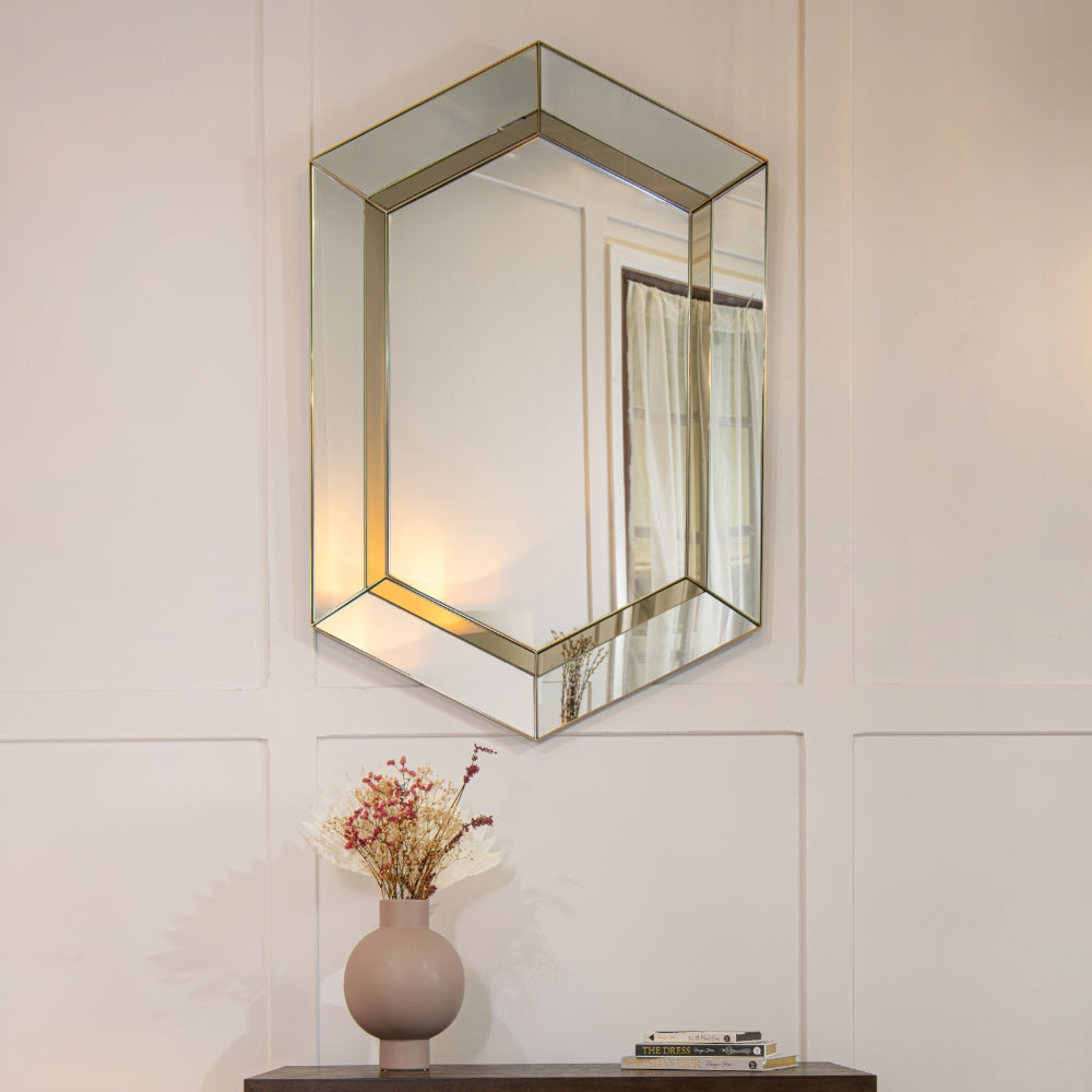 Vera Mirror - Brass