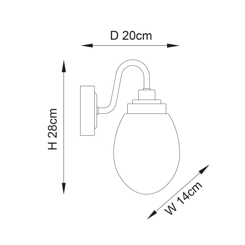 Eliza Bathroom Wall Light IP44