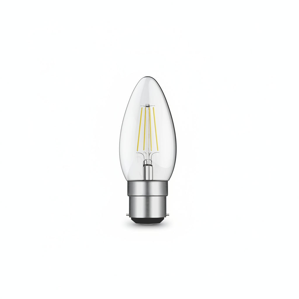 Value Classic LED Candle B22 Bulb- Various Finishes