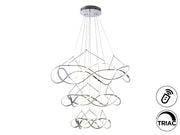 Molly LED Ceiling Light- Chrome/Rose Gold Dimmable
