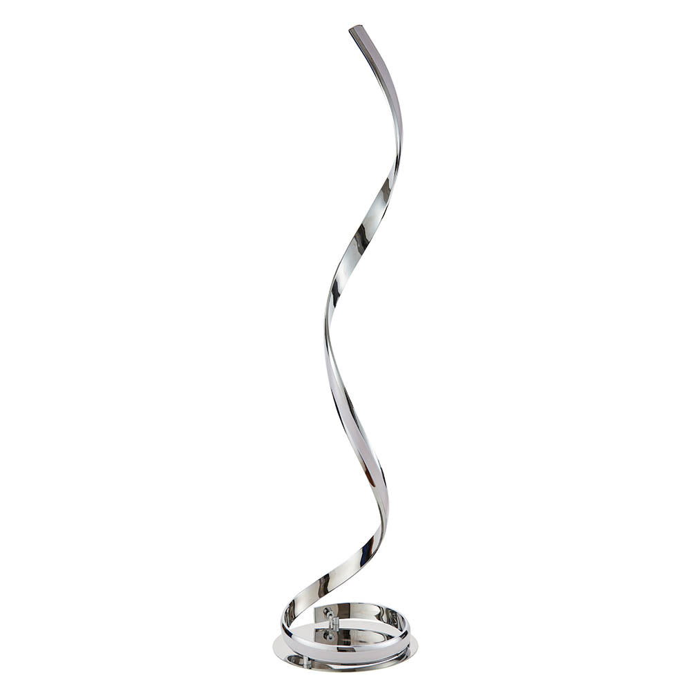 Castor Floor Lamp - Chrome/Gold/Silver Finish Integrated LED