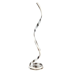 Castor Floor Lamp - Chrome/Gold/Silver Finish Integrated LED