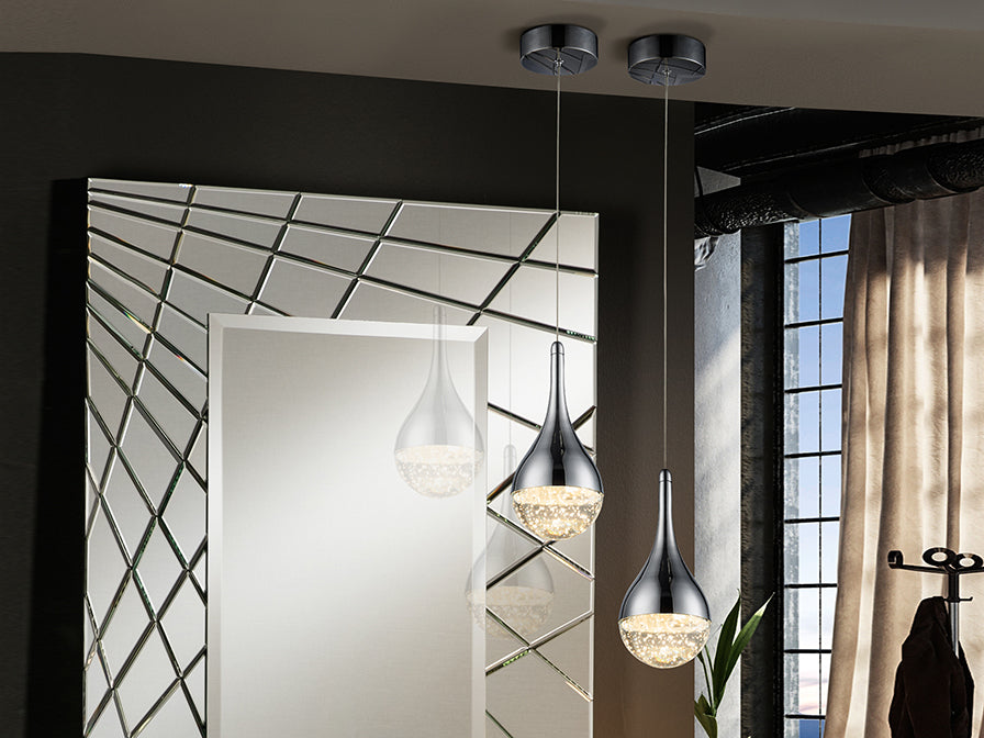 Elie Pendant Light- Chrome Finish