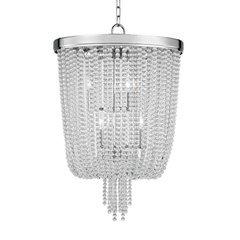 Royalton 6Lt Pendant- Polished Nickel/Aged Brass