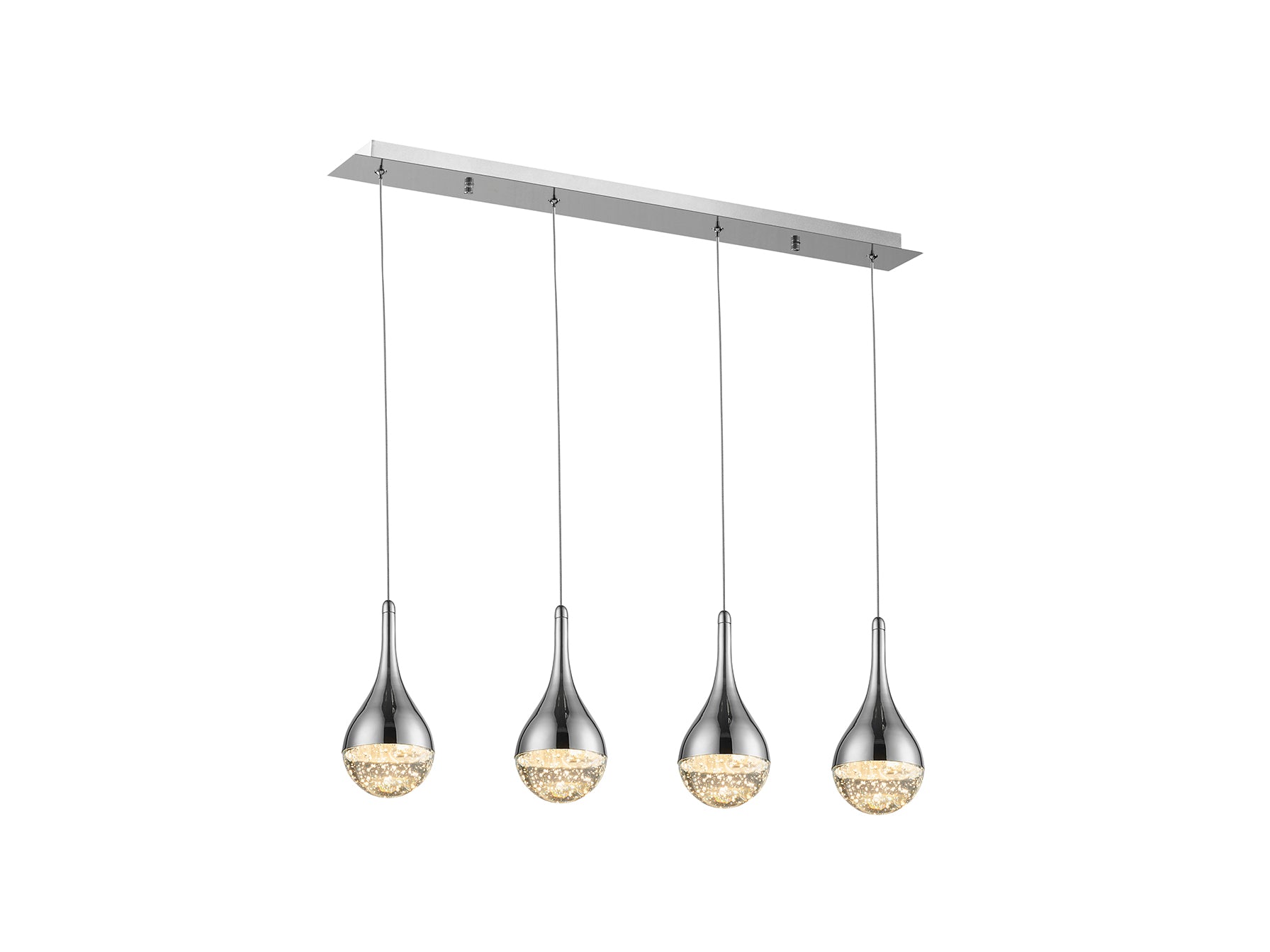Elie 4Lt Ceiling Light-  Chrome