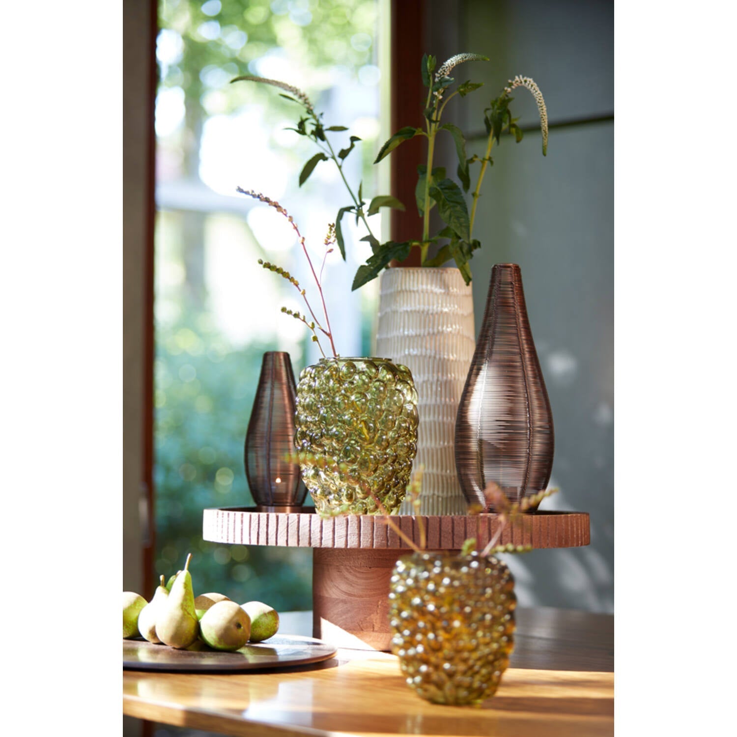 Suneka Large Tealight - Antique Copper Finish
