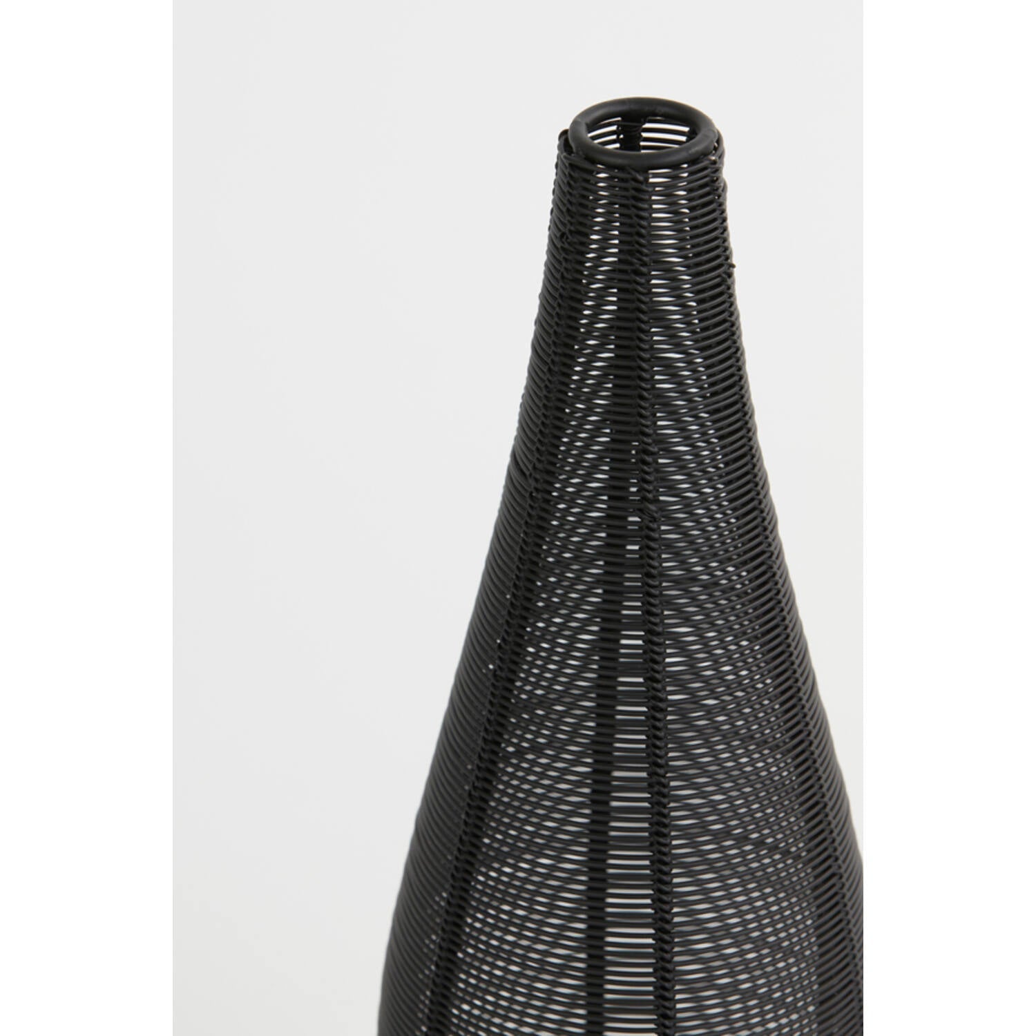 Suneka Large Tealight - Matt Black Finish