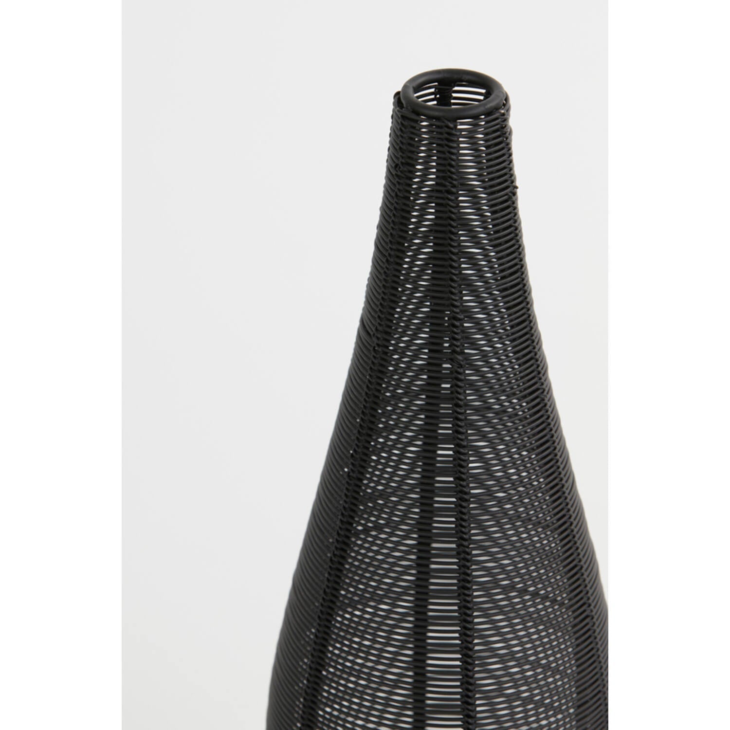 Suneka Large Tealight - Matt Black Finish