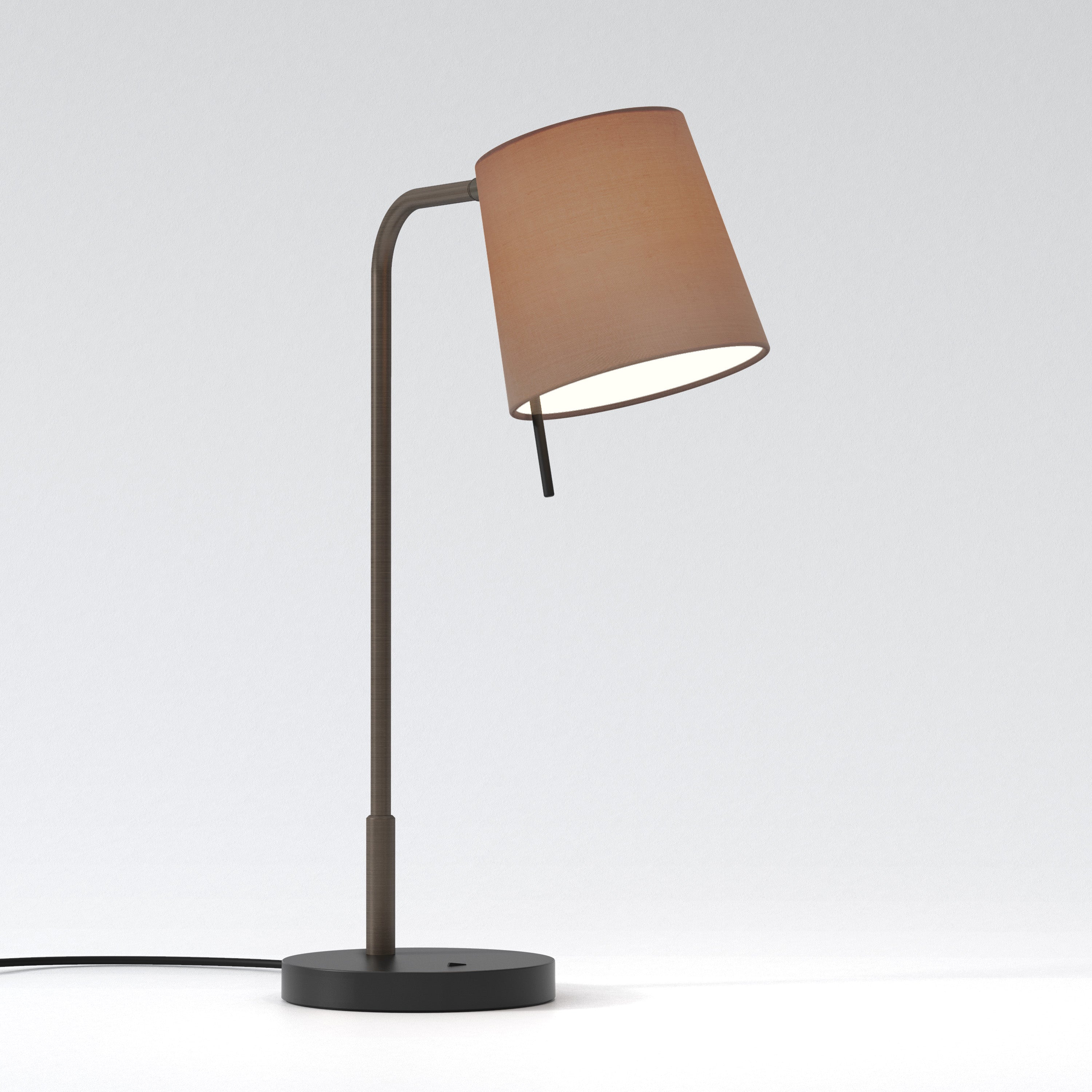 Mitsu Table Lamp- Matt Nickel/ Bronze