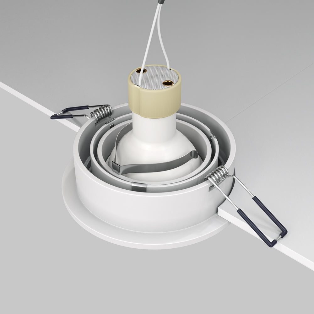 Downlight Atom White/Black - Finish