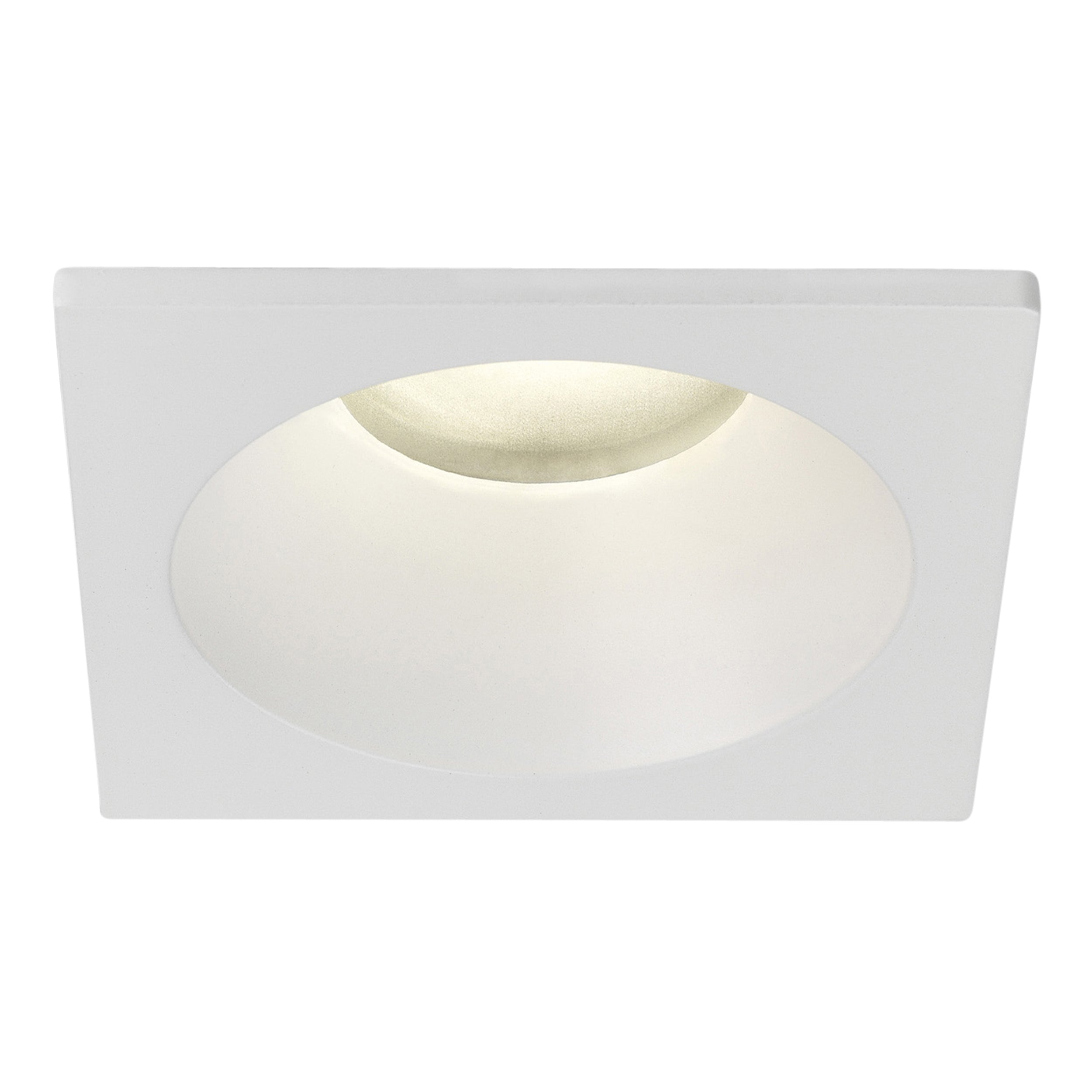 Minima Round/Square IP65 Bathroom Recessed Ceiling Light Various Types - Matt Black/Matt White Finish