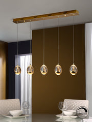 Rocio 5 Led Kitchen Light  Dimmable - Chrome/Gold Finish