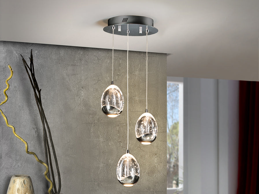 Rocio Cluster 3Lt In Various Finishes Ip20 Integrated Led
