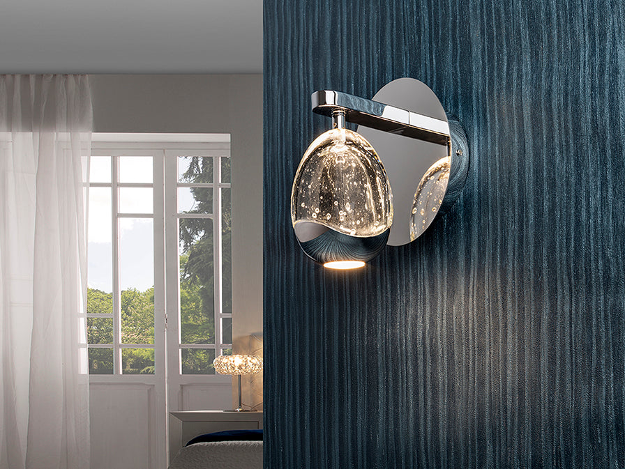 Rocio Wall Light-  Chrome/ Gold
