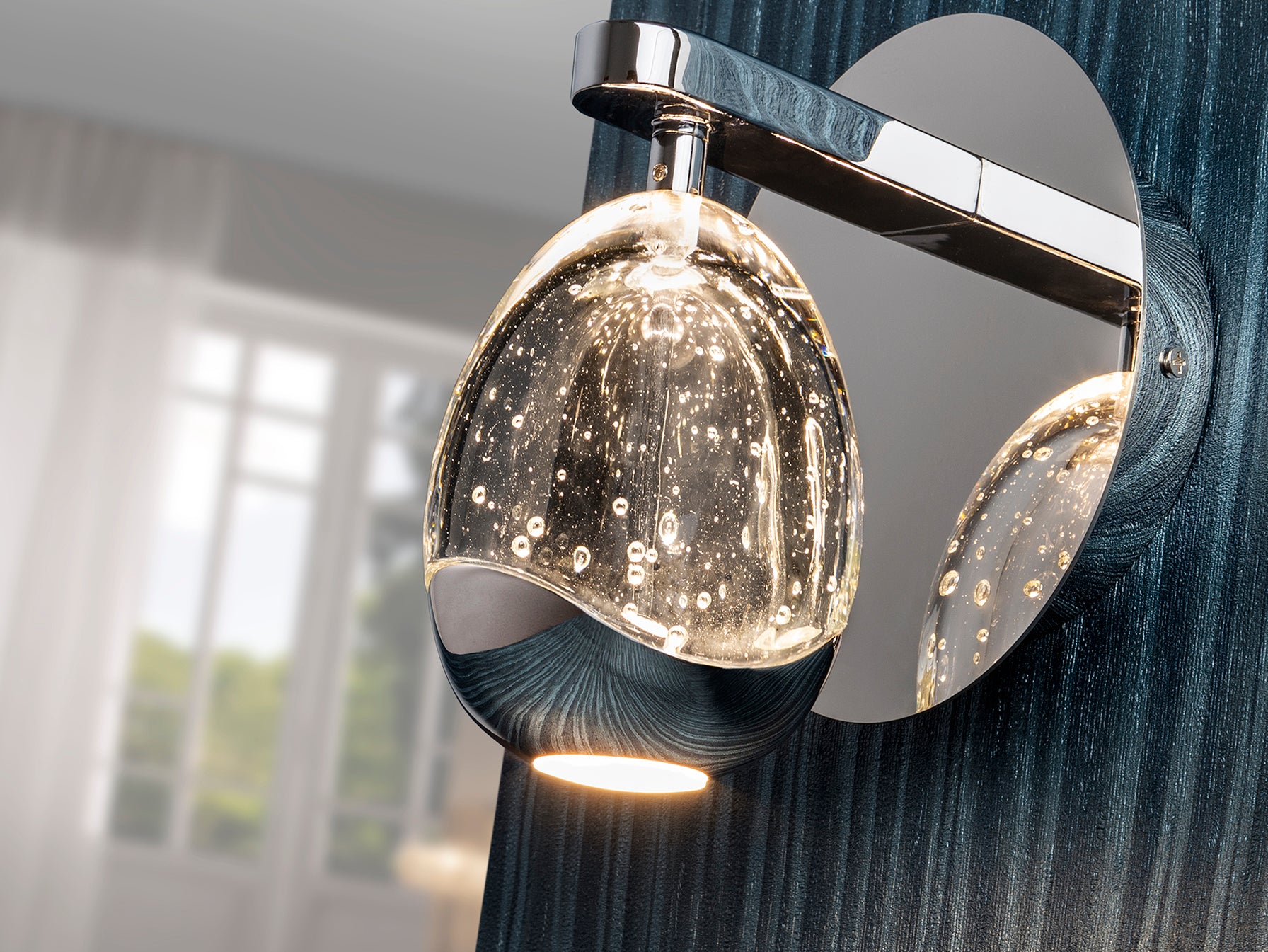 Rocio Wall Light-  Chrome/ Gold