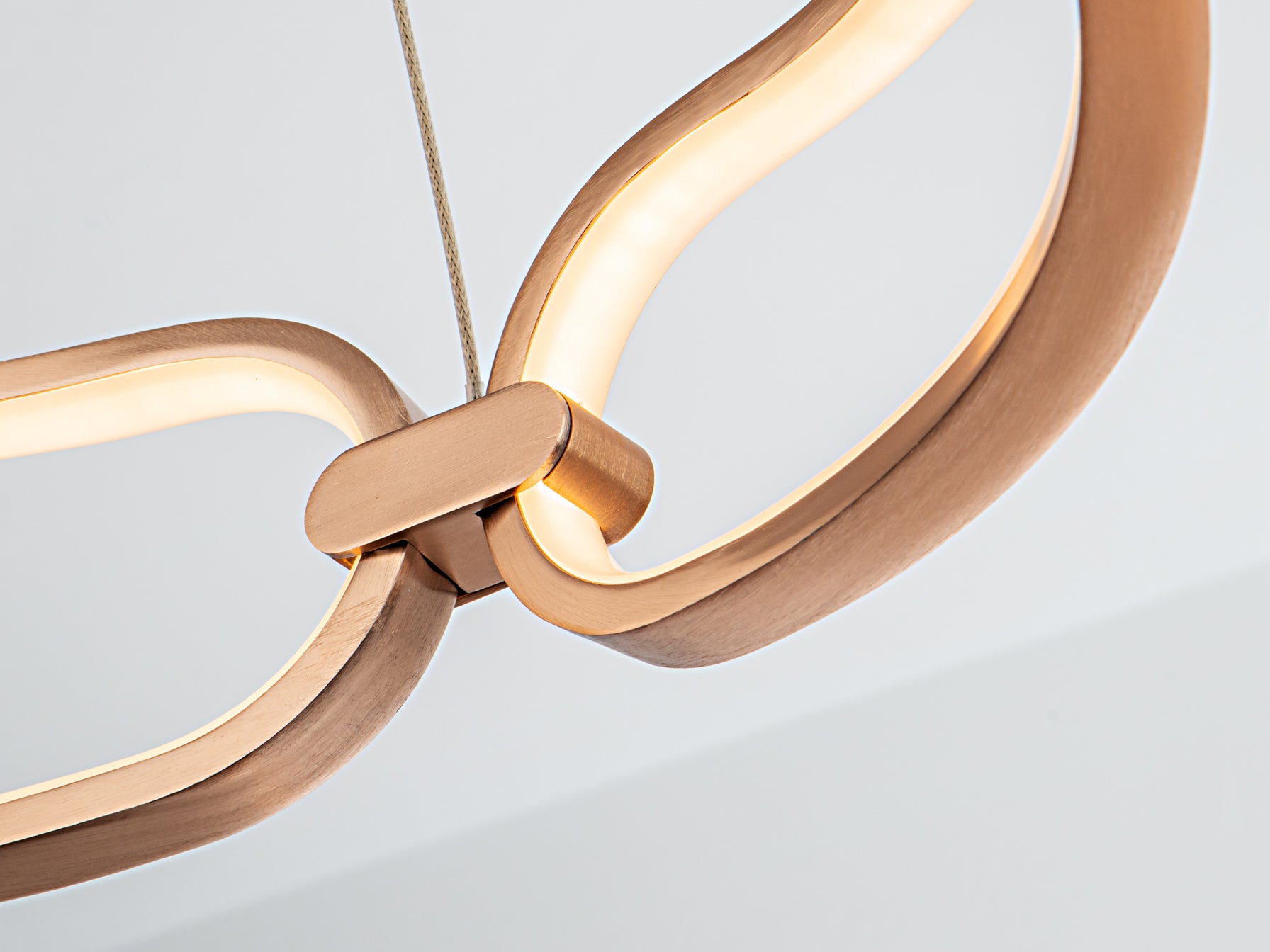 Colette LED Ceiling Light- Rose Gold Finish