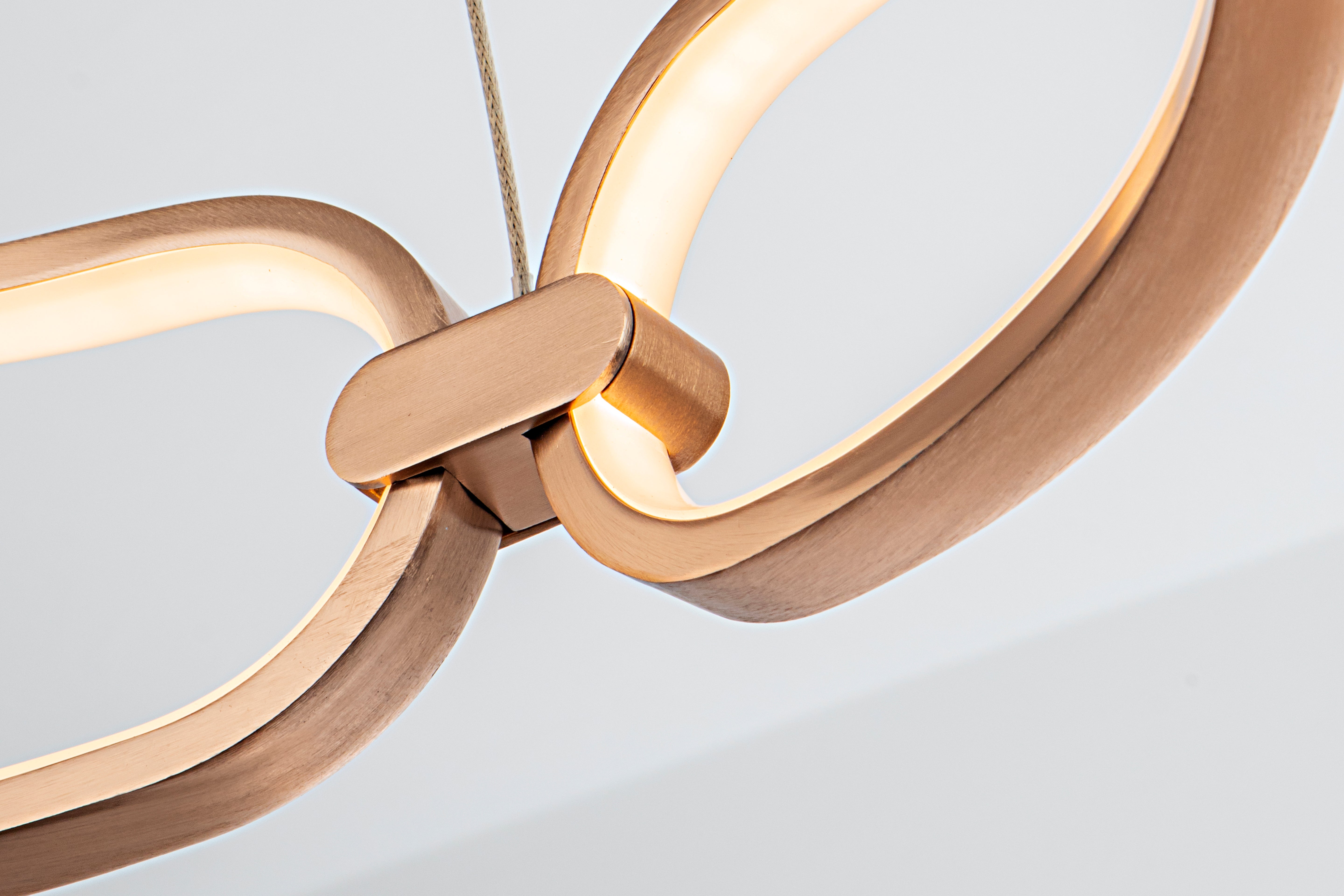 Colette LED Ceiling Light- Rose Gold Finish