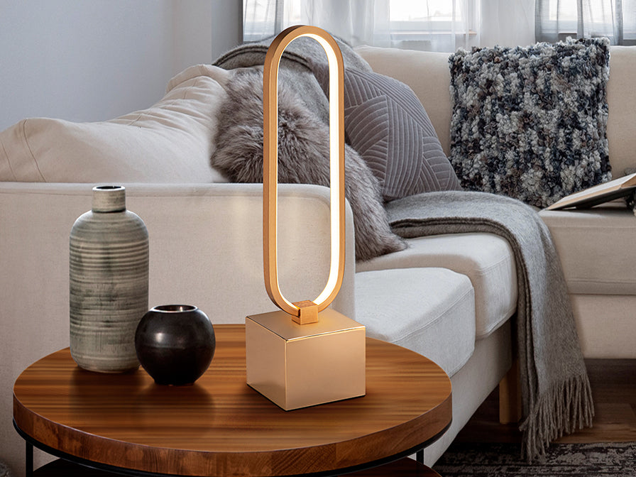 Colette LED Table Lamp- Rose Gold