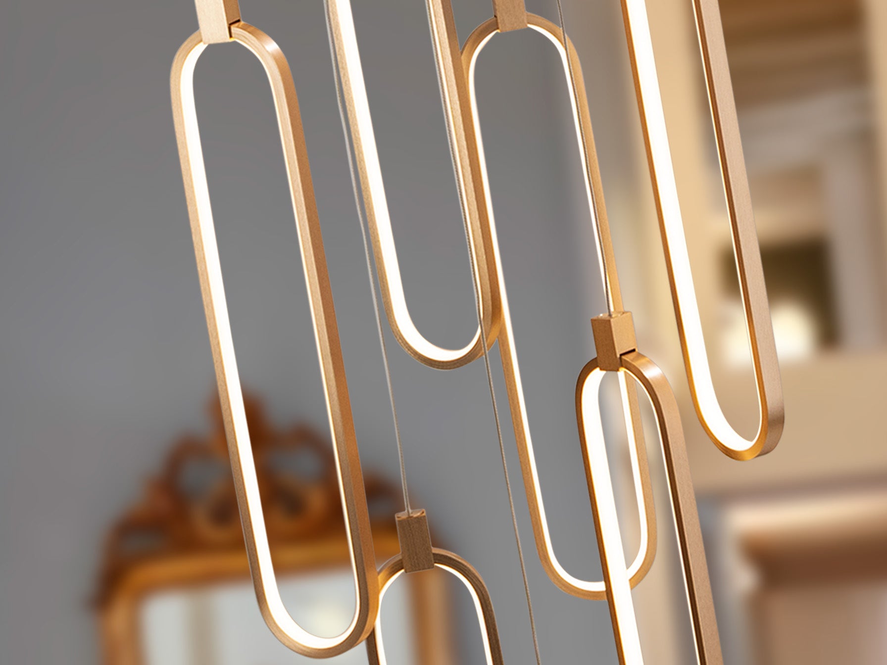 Colette 14Lt Ceiling Light Dimmable- Rose Gold & Black & Rose Gold Finishes