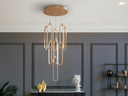 Colette 9Lt Ceiling Light-Rose Gold