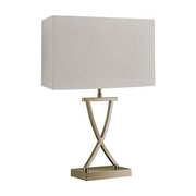 Club Table Lamp - Brass/Chrome