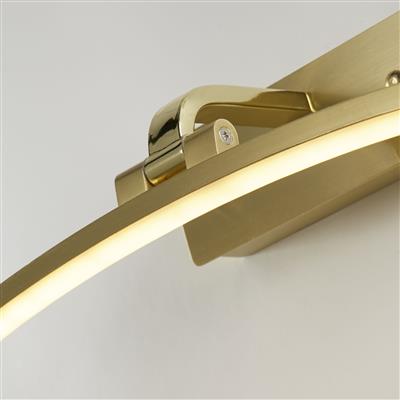 Santorini Picture Light - Satin Silver & Polished Chrome/ Satin Brass & Brushed Metal