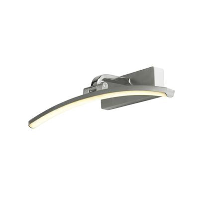 Santorini Picture Light - Satin Silver & Polished Chrome/ Satin Brass & Brushed Metal