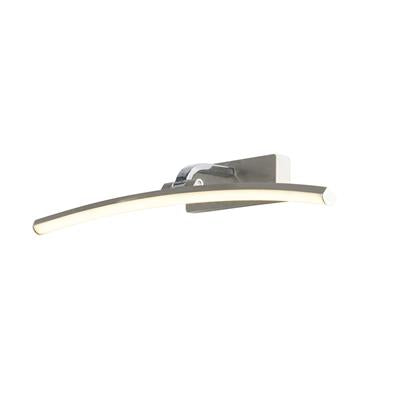 Santorini Picture Light - Satin Silver & Polished Chrome/ Satin Brass & Brushed Metal